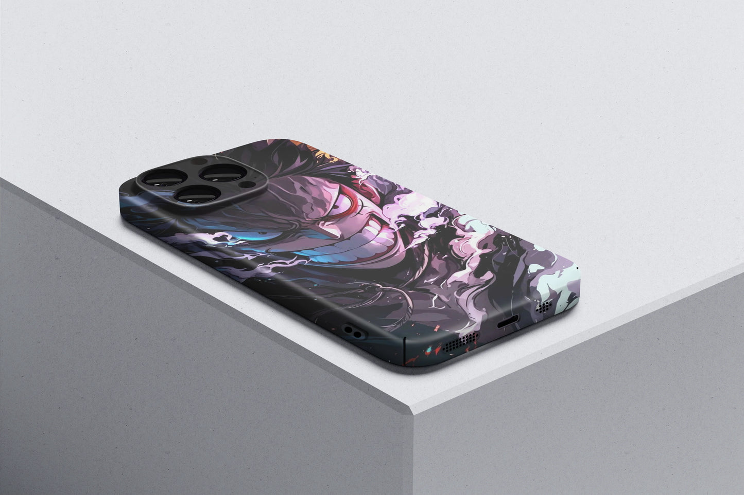 Straw Hat Luffy's epic energy | One Piece 3D Printed Anime Phone Case