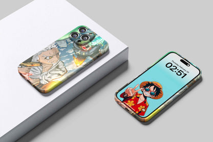 Zoro VS Seraphim Mihawk Echo Of Yoru | One Piece 3D Printed Anime Phone Case