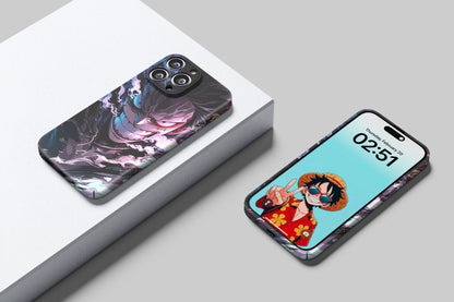 Straw Hat Luffy's epic energy | One Piece 3D Printed Anime Phone Case