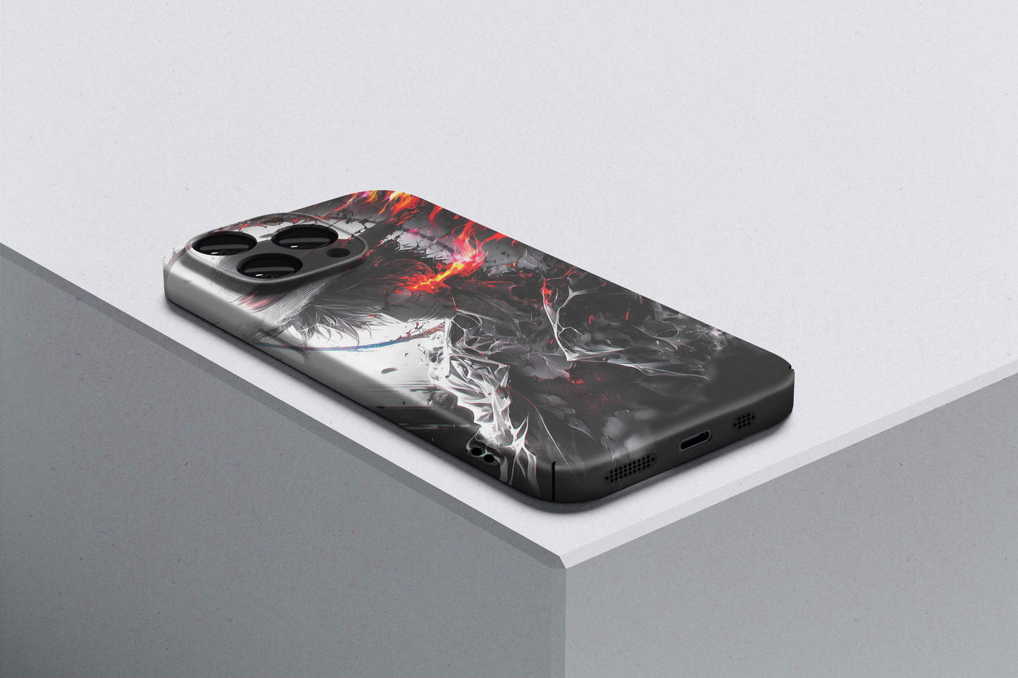 Monkey D Luffy Fire Of Nika | One Piece 3D Printed Anime Phone Case