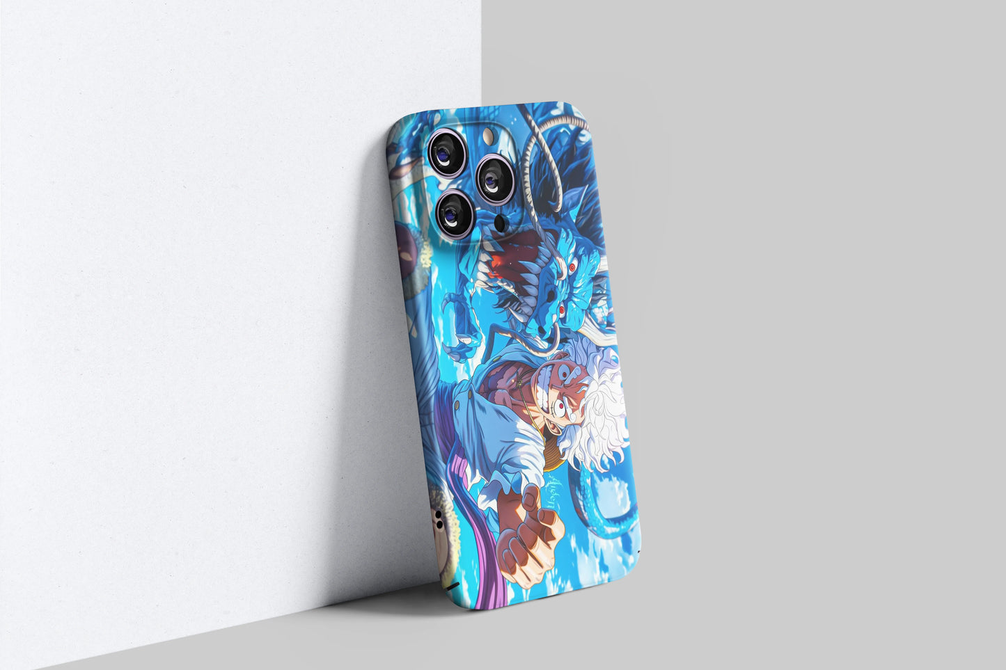 Gear 5 Luffy vs Kaido | One Piece 3D Printed Anime Phone Case