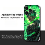 Zoro iPhone téléphone portable film arrière autocollant beau motif