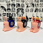 Porte-clés jouet sonore Den Den Mushi Luffy/Ace/Sabo, rétention sonore exclusive, plaisir d'accompagner