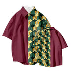 T-shirt Tanjirou/Nezuko, nouveauté été, coupe ample, chemise COS imprimée, tendance jeune décontractée, polyvalente