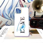Jujutsu Kaisen Satoru Gojo LOVE Gradient Phone Case, Iridescent Hard Shell Cover
