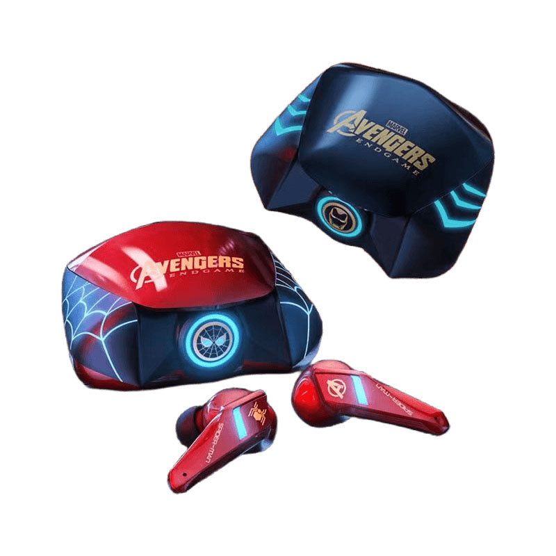 Marvel Spider‑Man Uzumaki Naruto Combo Pack, Wireless Bluetooth Earphones & Kunai Utility Knife