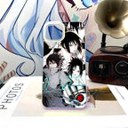 Naruto Uchiha Sasuke Manga Collage Anime Phone Case, Aurora Gradient Shockproof Removable Lens Frame iPhone Protective Case