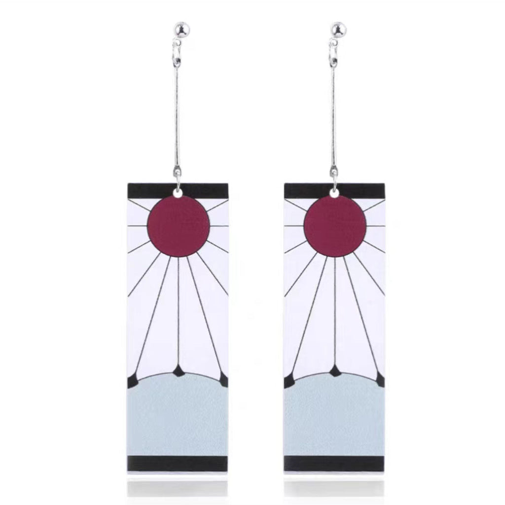 Magnifiques boucles d'oreilles Tanjirou/Nezuko pour un charme unique