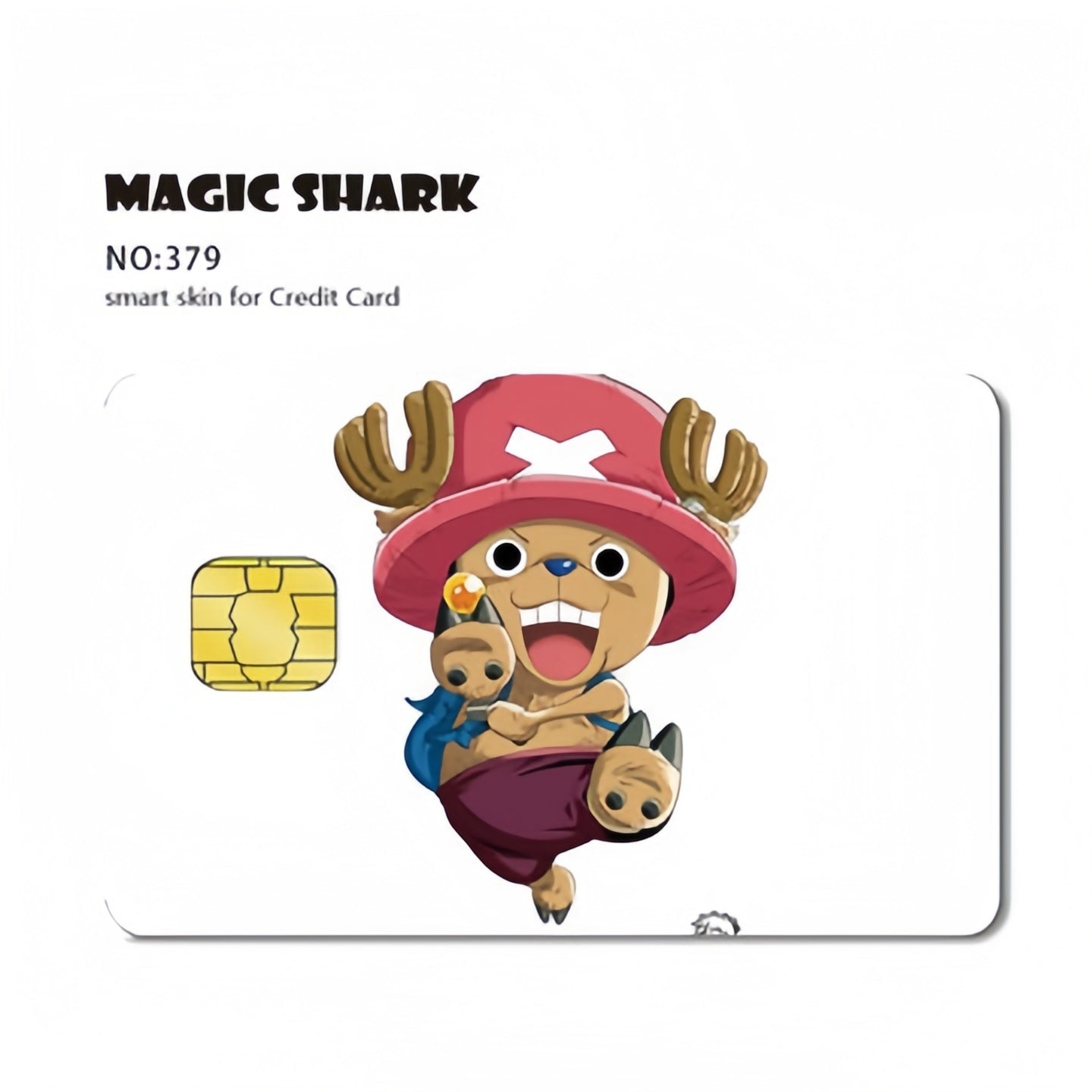 Autocollants de carte bancaire Luffy/Zoro épaissis avec gommage cristal personnalisés