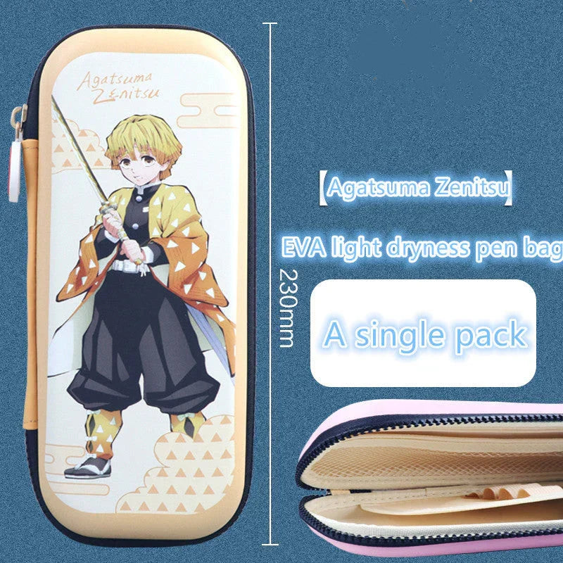Trousse à stylo Kamado Tanjirou, nouveauté 2022, grande capacité 3 couches, EVA étanche