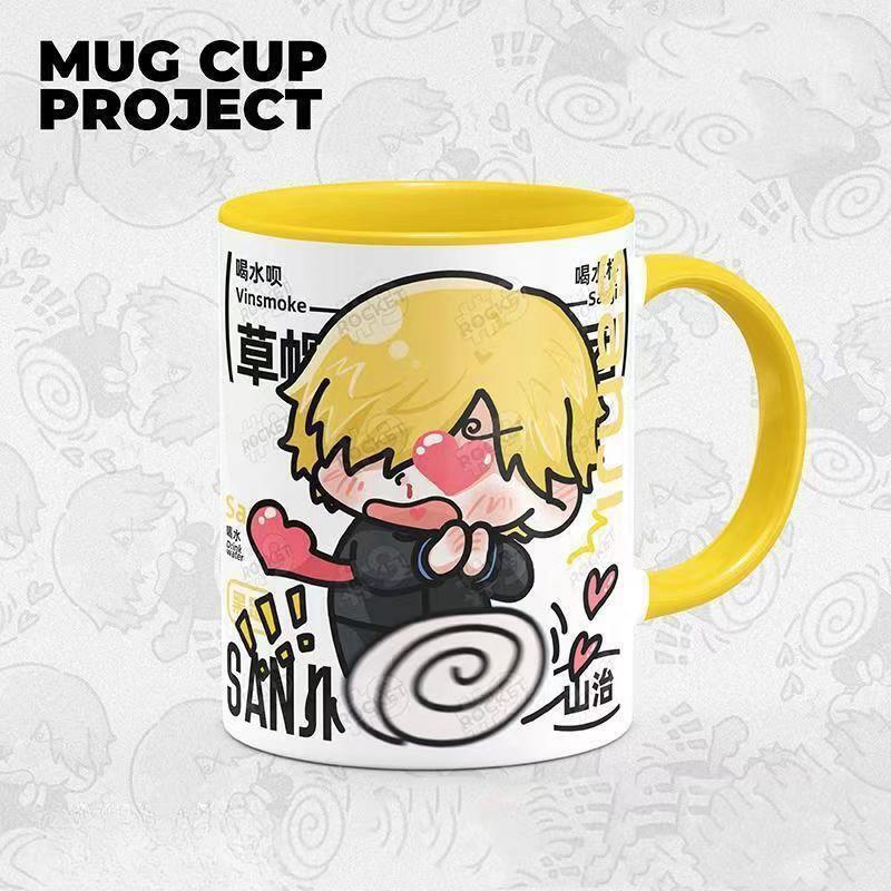 Tasses Luffy/Zoro/Ace Mignon motif personnage Résistant à la chaleur et durable