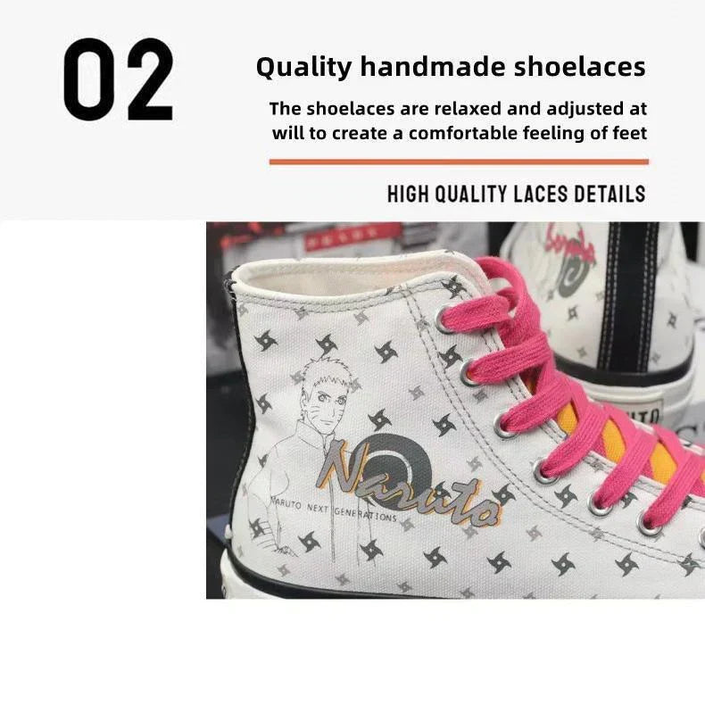 Uzumaki Boruto chaussures en toile décontractées et confortables