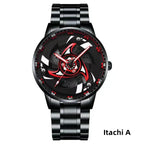Montre rotative Sharingan de Sasuke/Madara/Itachi. Montre élégante et cool.