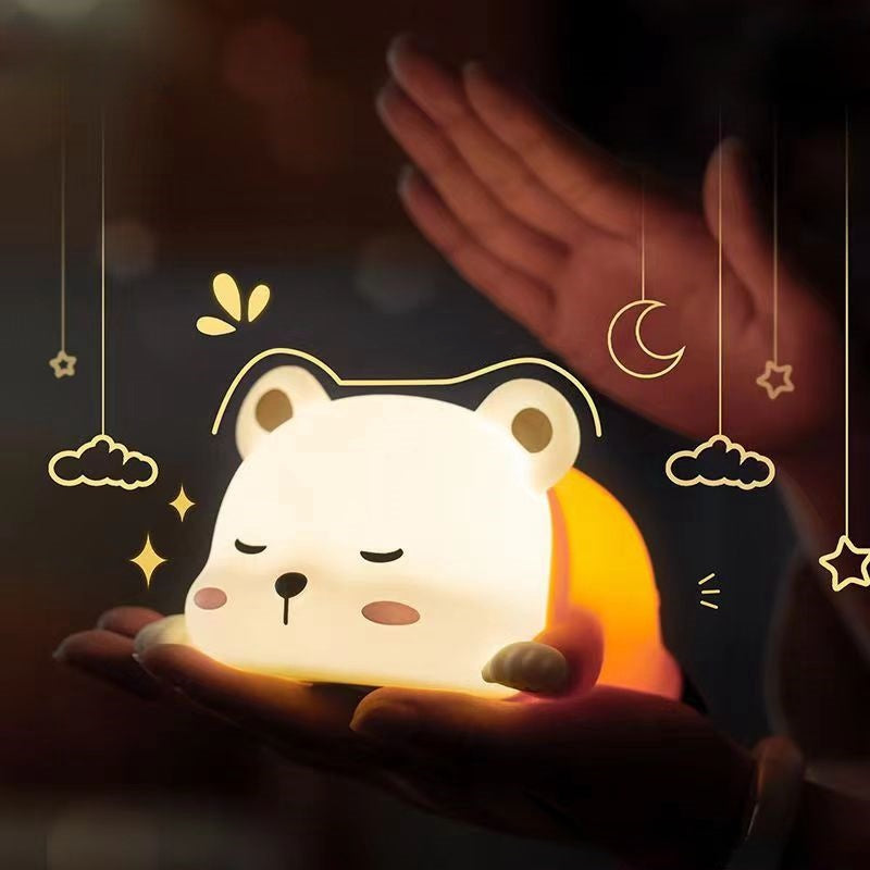 Lampe de nuit Law/Bepo Mignonne Q à toucher et rebondissante