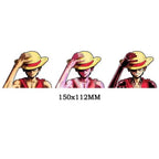 Autocollants 3D dégradés Luffy/Zoro/Nami