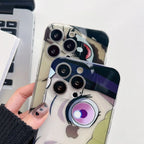 Coque de téléphone Nezuko/Tanjirou en silicone résistant aux chocs