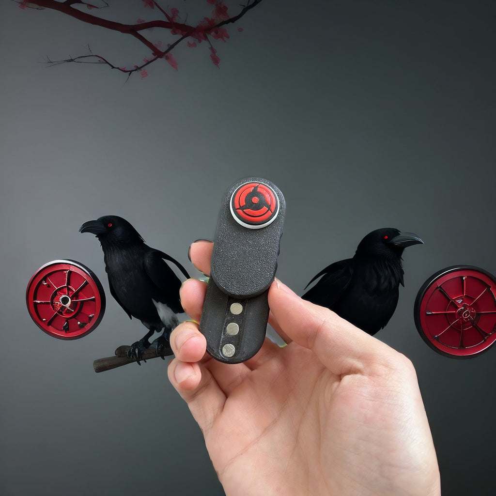 Itachi/Obito/Gaara Fire Shadow Ninja - Cartes poussoirs EDC inspirées pour le soulagement du stress