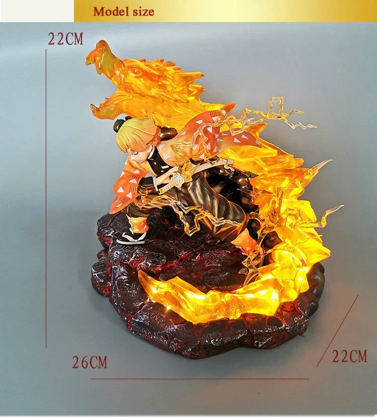Agatsuma Zenitsu Mode Combat Édition Limitée GK Modèle Entier Fait Main