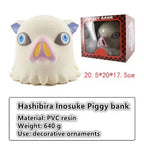 Version officielle Hashibira Inosuke de la tirelire décorative, amusante et adorable, en forme de cochon, qui change les pièces.