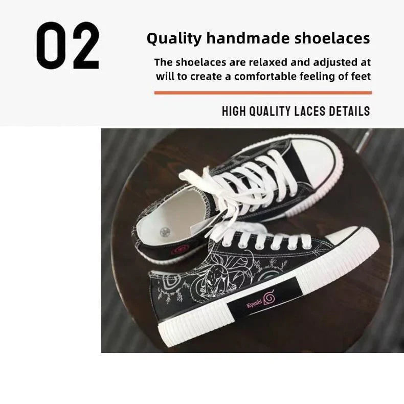 Uzumaki comfortable casual canvas shoes