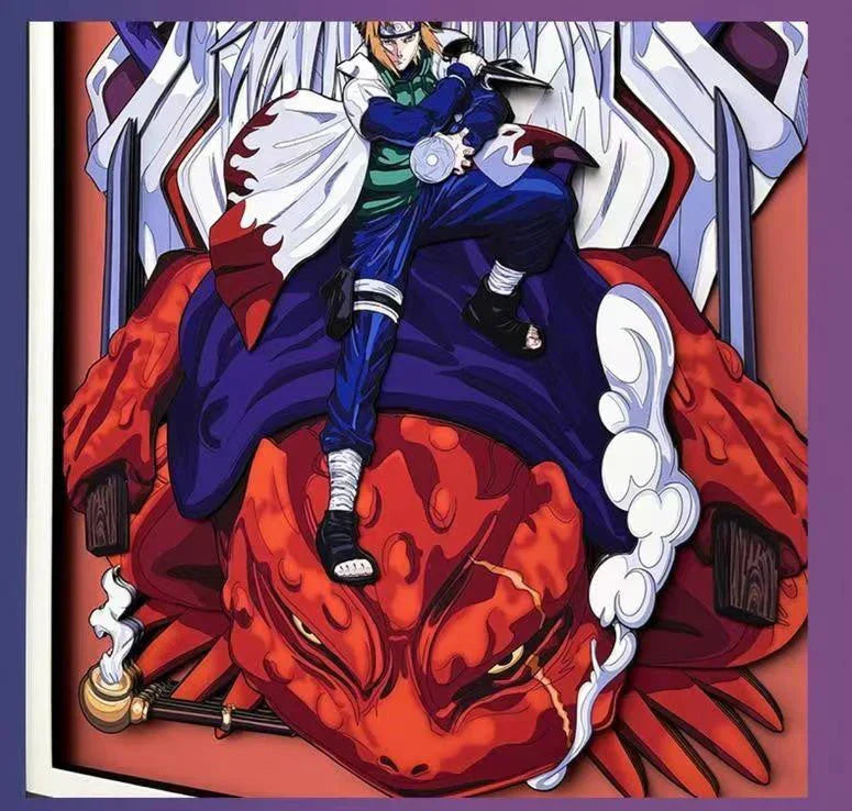 Namikaze Minato beau dessin animé, artisanat 3D