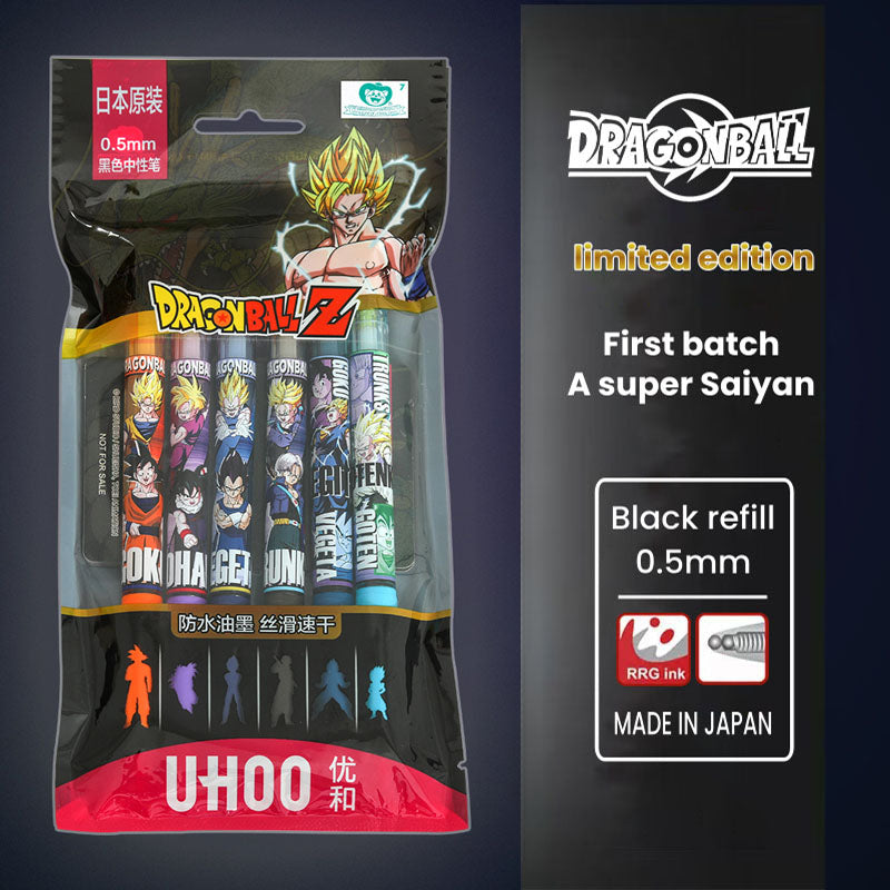 Stylo bille Goku/Vegeta Cool Push - Ressentez la puissance de l'anime en écrivant