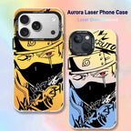 Naruto Sasuke Anime Phone Case, Graffiti Style Multi Character Shockproof Protective Case For iPhone All Models Anti-Scratch Soft TPU Cell Phone Cover