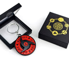 Porte-clés rotatif Sharingan Naruto - Jouet Fidget Spinner Uchiha Anime