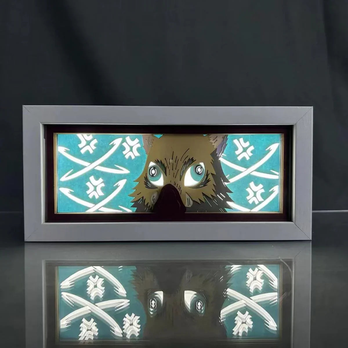 Tanjirou/Nezuko/Giyuu/Mitsuri Veilleuses de bureau exquises Luminescence Décoration de bureau