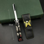 Collection amusante de couteaux papillon cool sur le thème Sasuke/Gaara
