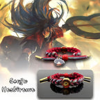 Bracelet en corde tressée à la main Kakashi/Sakura/Sasuke. Un bracelet idéal pour offrir.