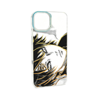 Coque de téléphone Naruto Gaara du désert à dégradé, coque antichoc Anime Aurora Border