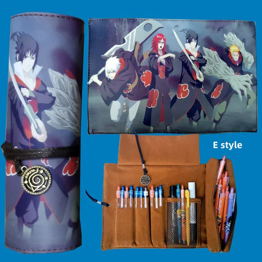 Itachi/Sasuke motif haute définition Impression magnifique défilement de dessin animé trousse créative