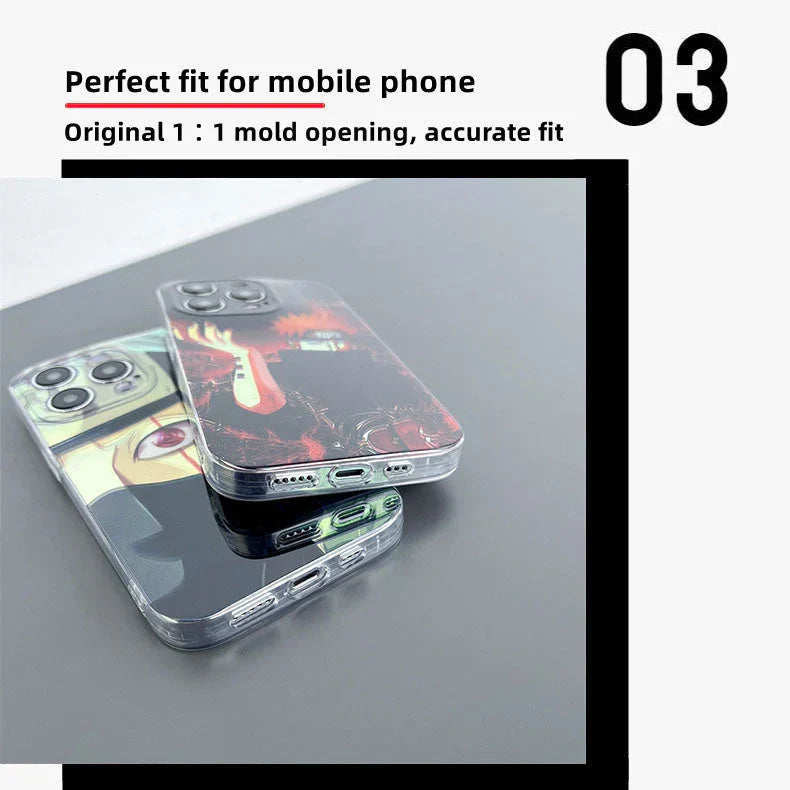 Coque de téléphone antichoc en silicone tendance exquise Kakashi/Pain Apple