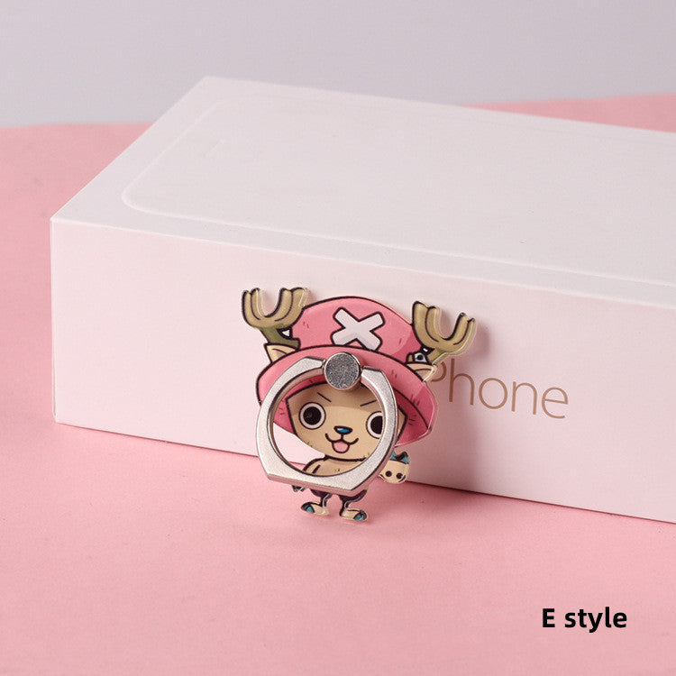 Support de téléphone autocollant à l'effigie des personnages Luffy/Chopper/Sanji
