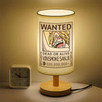 Luffy/Zoro petite lampe de table à LED, lampe de chevet, lampe de protection oculaire chaude pour étudiant