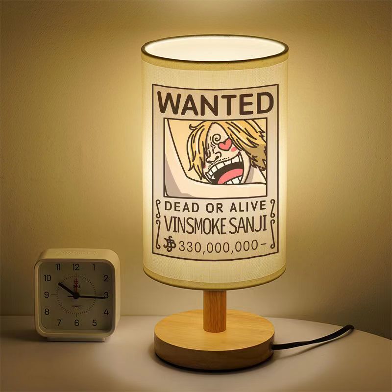 Luffy/Zoro petite lampe de table à LED, lampe de chevet, lampe de protection oculaire chaude pour étudiant