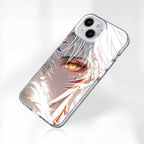Coque de téléphone anti-collision en silicone tendance raffinée Inuyasha pour iPhone
