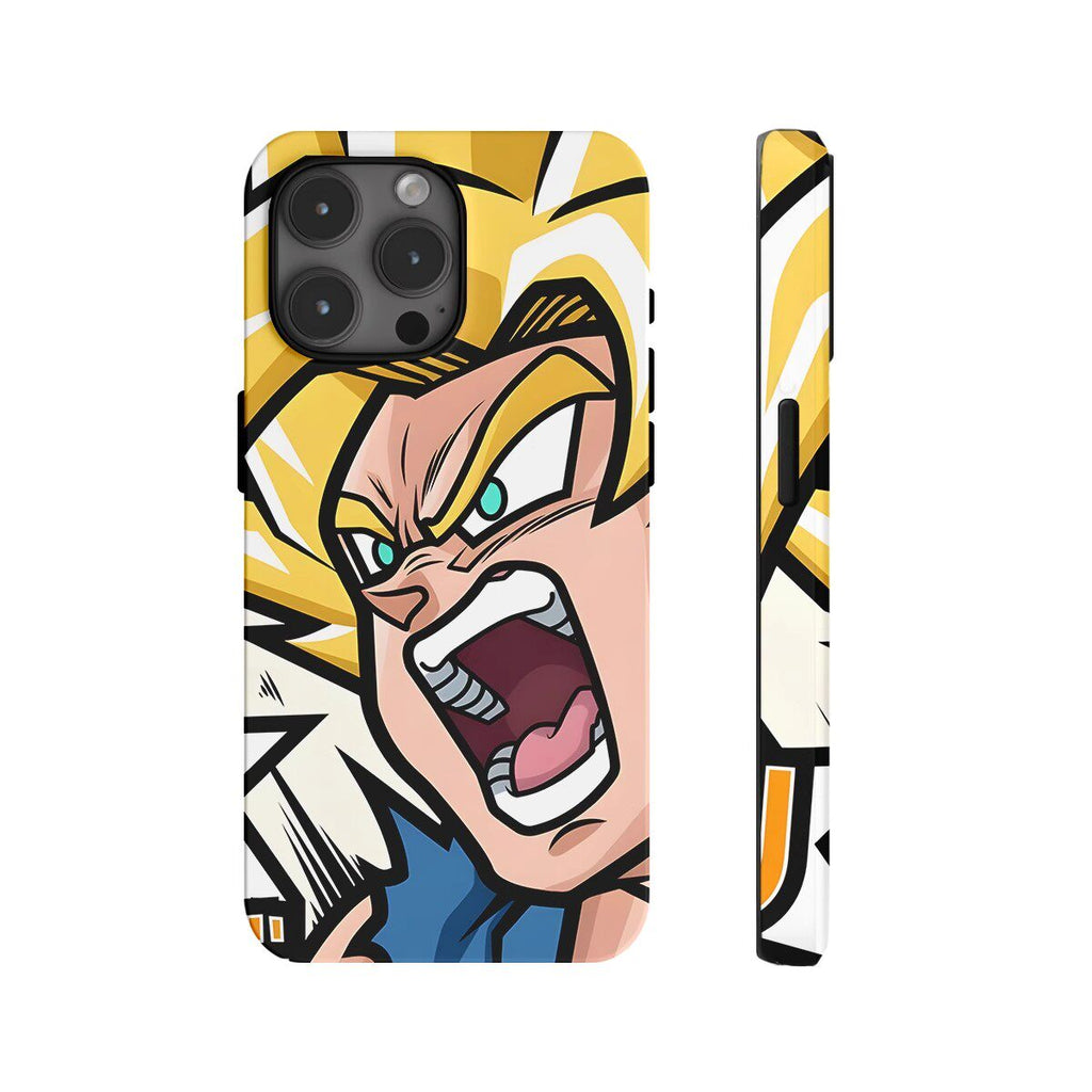 Dragon Ball Goku Super Saiyan Film Phone Case, Hard Shockproof Cover for iPhone