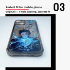 Coque de téléphone anti-collision en silicone exquise tendance Tanjirou/Zenitsu Apple