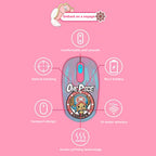 One Piece Chopper Luffy 2.4G Wireless Mouse, Cute Anime 1200 DPI Optical Computer Mouse for Laptop PC
