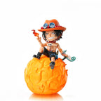 Veilleuse LED One Piece Luffy Gear 5 Nika Fruit du Démon, Lampe Figure Anime Luffy