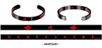 Bracelets secondaires en métal Jiraya/Itachi (diamètre intérieur 64 mm x 8 mm)