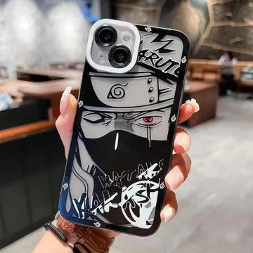 Coque de téléphone antichoc en silicone Uchiha Itachi/Hatake Kakashi pour iPhone