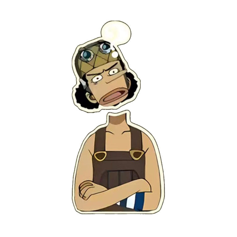 Ornement de tableau de bord Luffy/Zoro/Sanji en forme de figurine à tête branlante