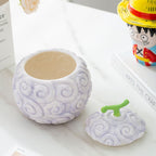 Tasse en céramique sur le thème de Luffy et cendrier en forme de Fruit du démon en caoutchouc