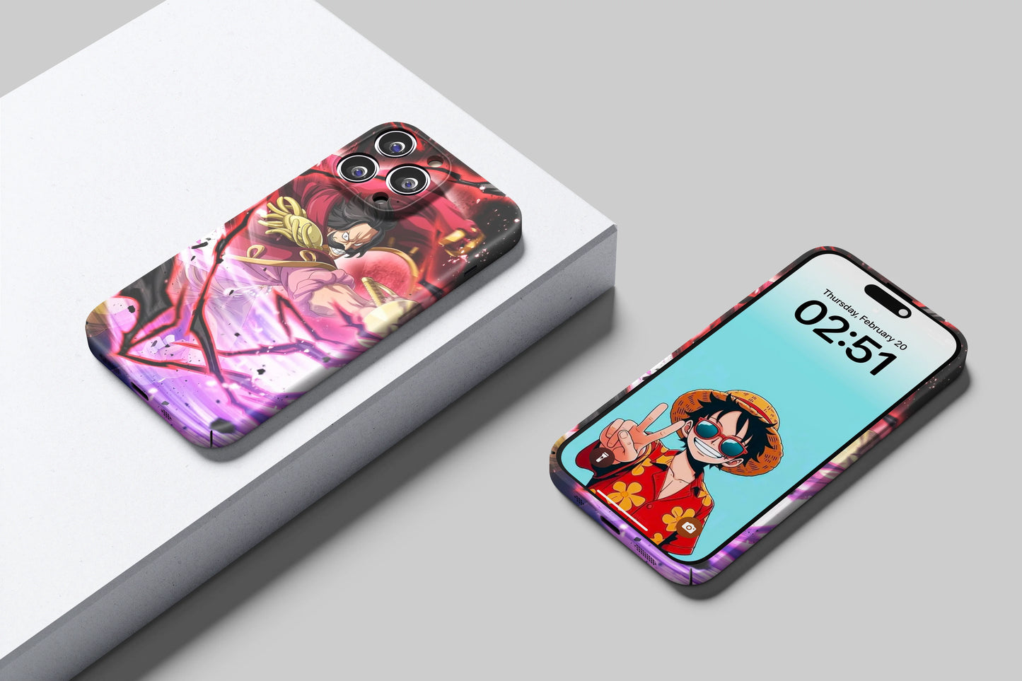 Gol D Roger Color Of The Supreme King | One Piece 3D Printed Anime Phone Case