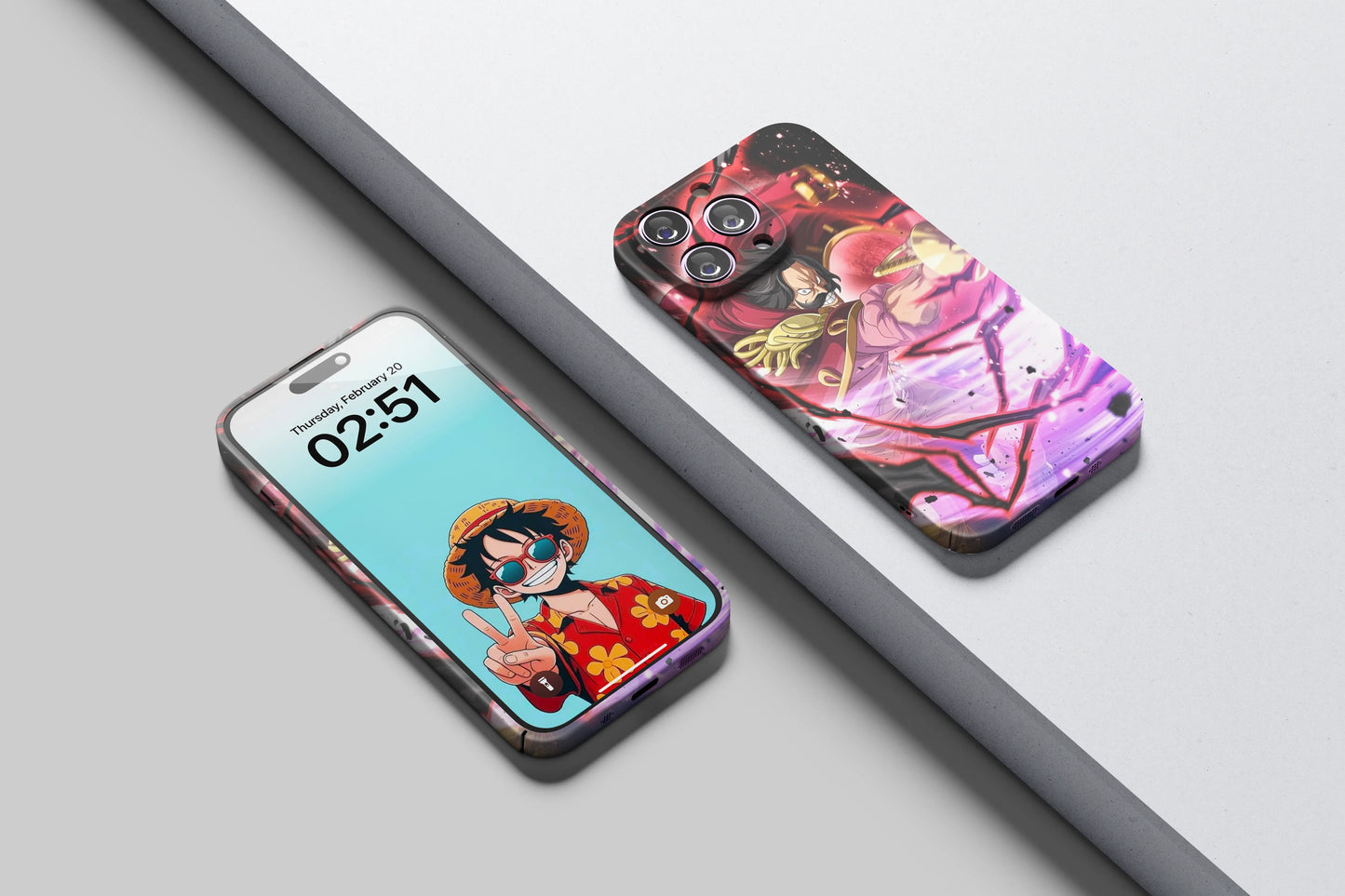 Gol D Roger Color Of The Supreme King | One Piece 3D Printed Anime Phone Case