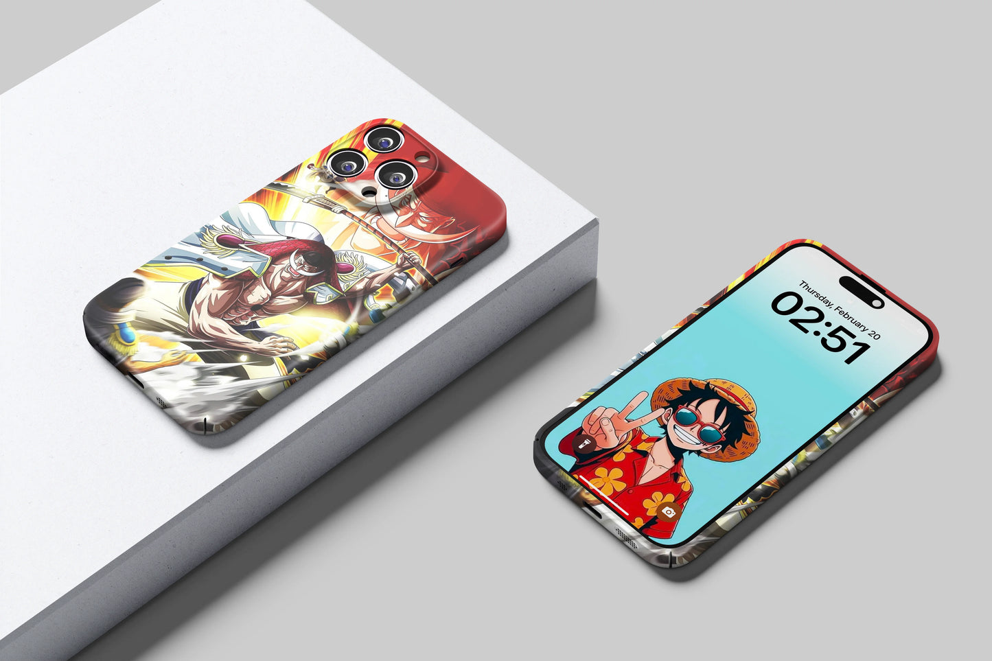 Whitebeard Unstoppable Might | One Piece 3D Printed Anime Phone Case