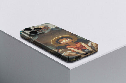 Garp & Luffy Love Behind The Fist | One Piece 3D Printed Anime Phone Case